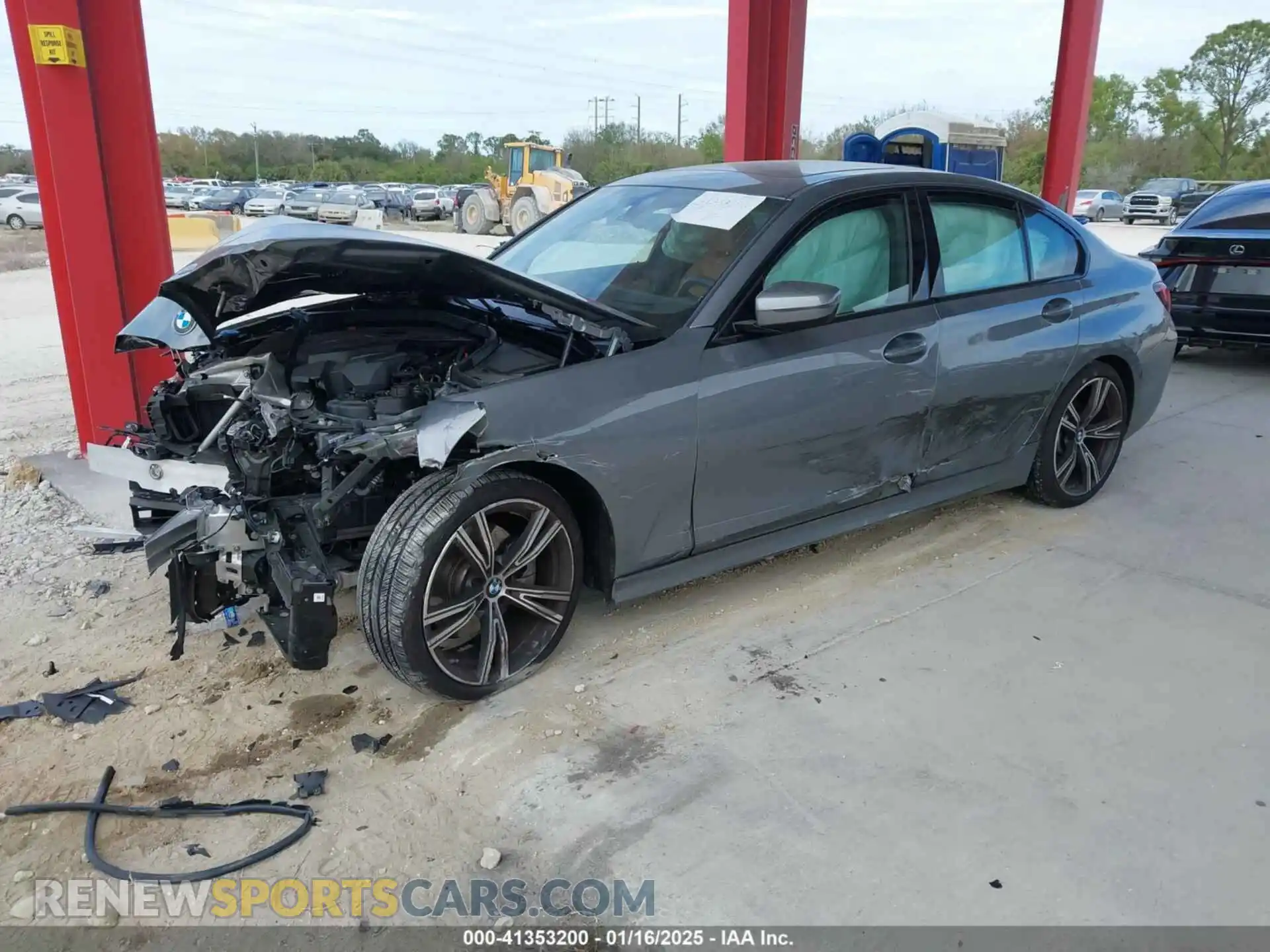 2 Photograph of a damaged car 3MW89FF00P8D00217 BMW 330I 2023