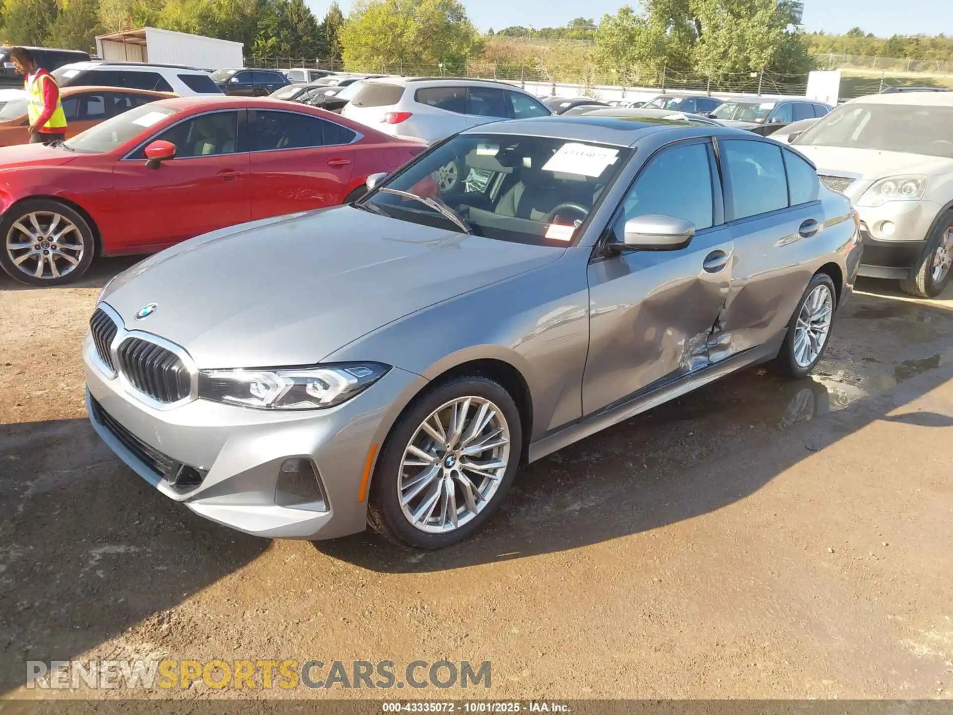 2 Photograph of a damaged car 3MW89FF02P8D32537 BMW 330I 2023