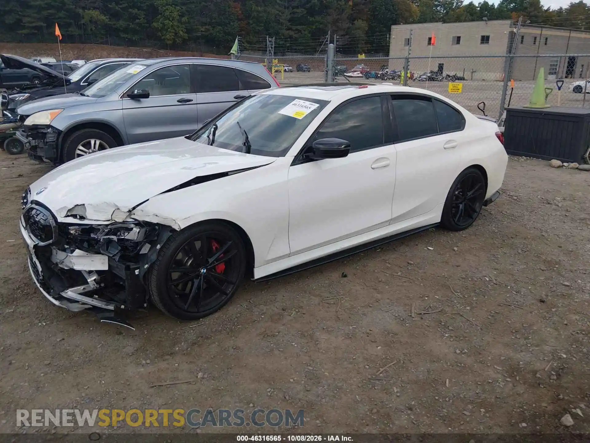 2 fotografías del automóvil dañado 3MW89FF04P8D22088 BMW 330I 2023