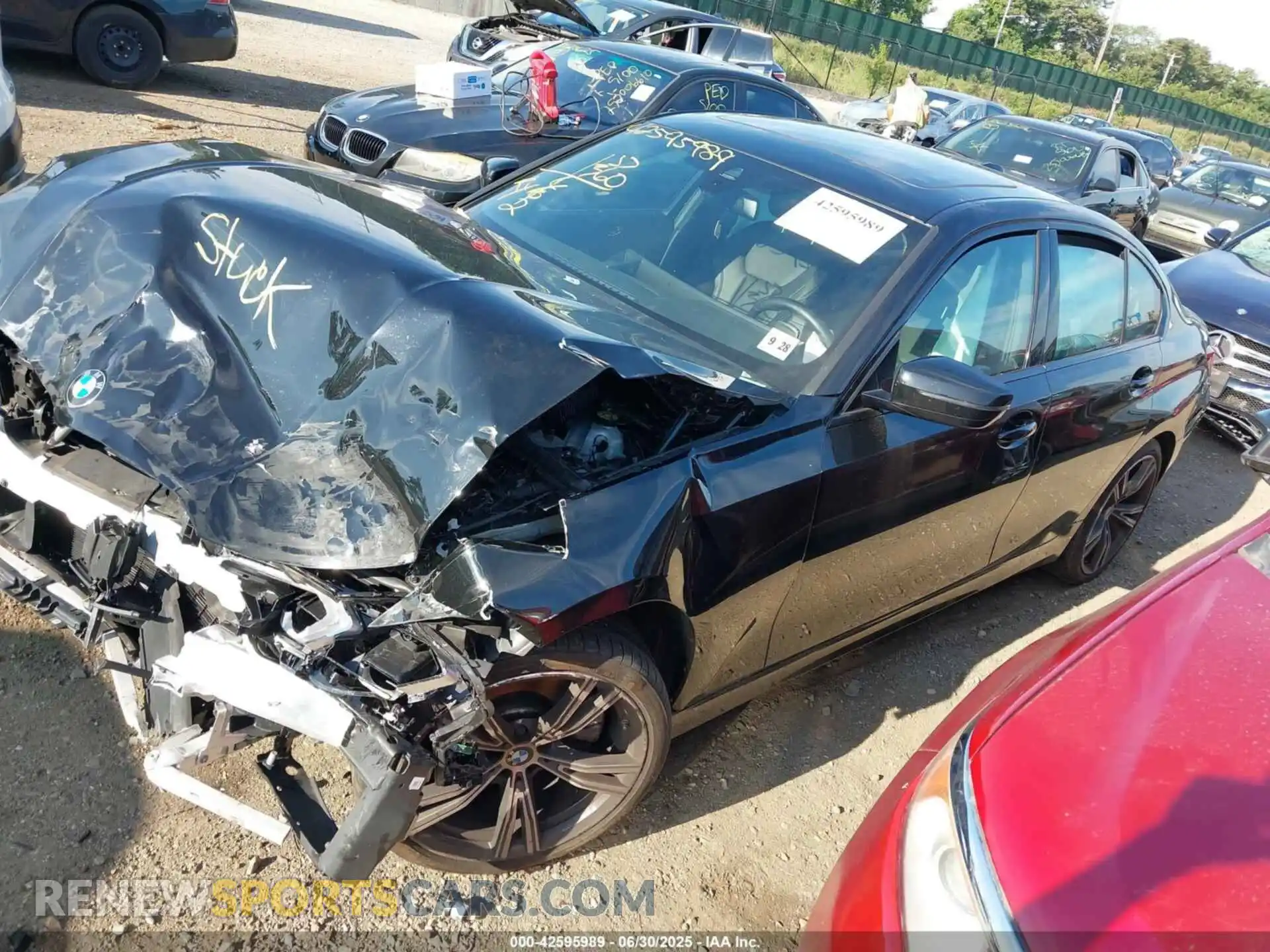 2 Photograph of a damaged car 3MW89FF07P8D62178 BMW 330I 2023