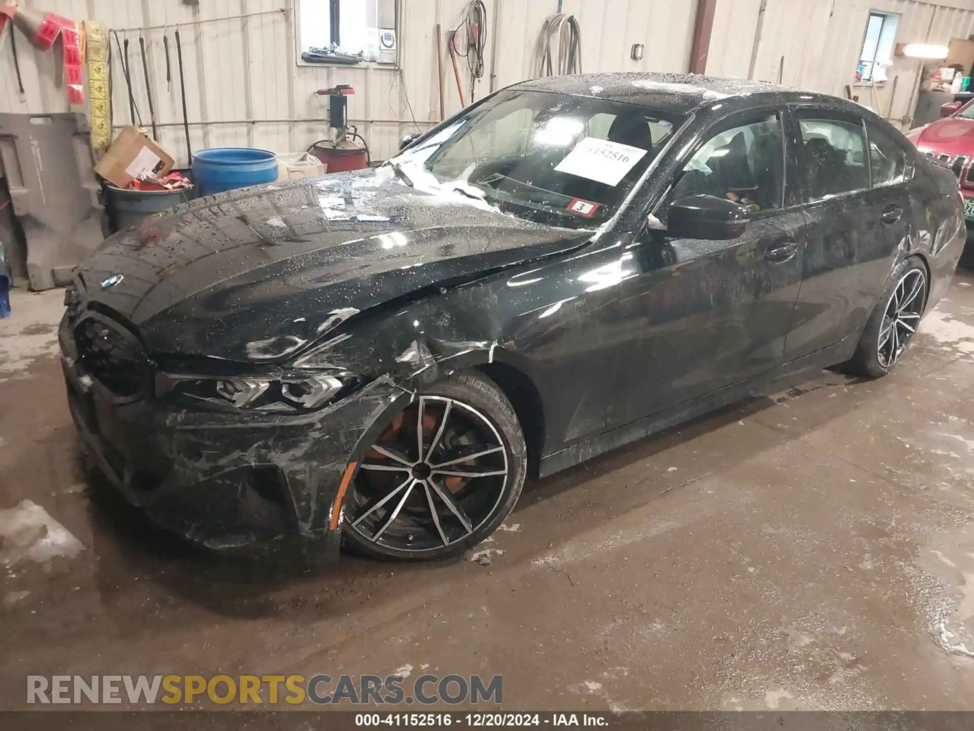 2 Photograph of a damaged car 3MW89FF08P8D12308 BMW 330I 2023