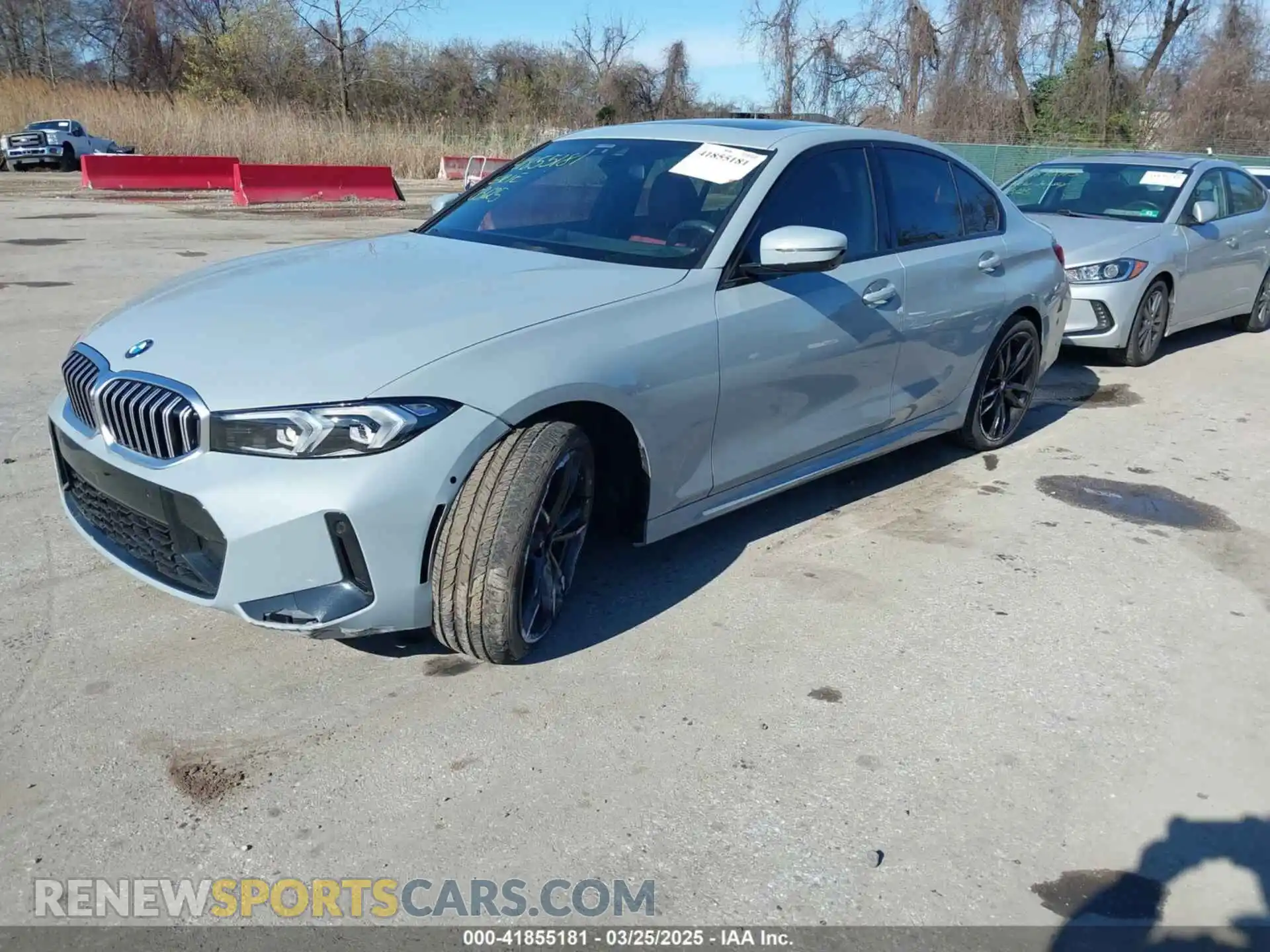 2 Photograph of a damaged car 3MW89FF08P8D65087 BMW 330I 2023