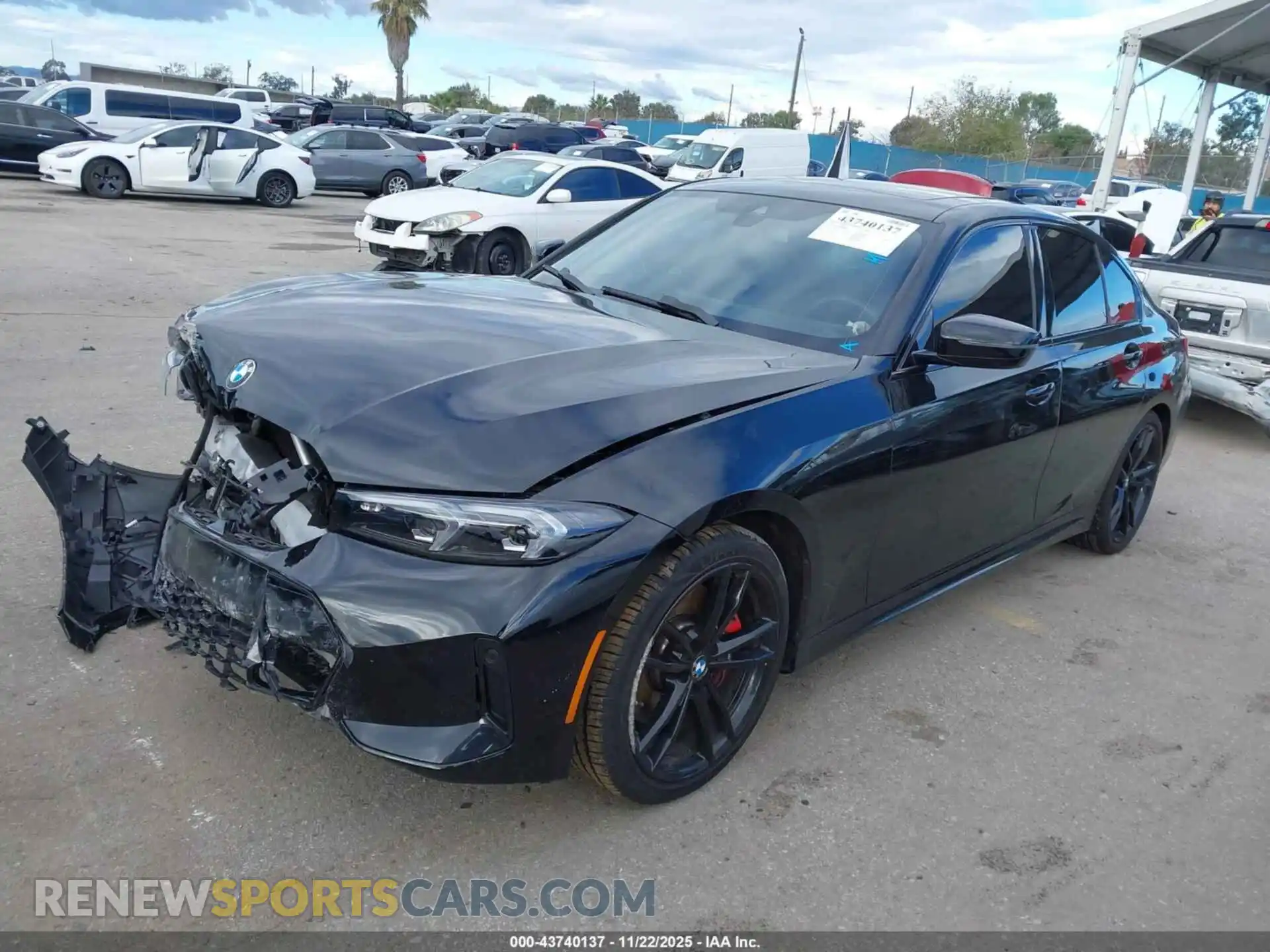 2 Photograph of a damaged car 3MW69FF09R8E80906 BMW 330I 2024