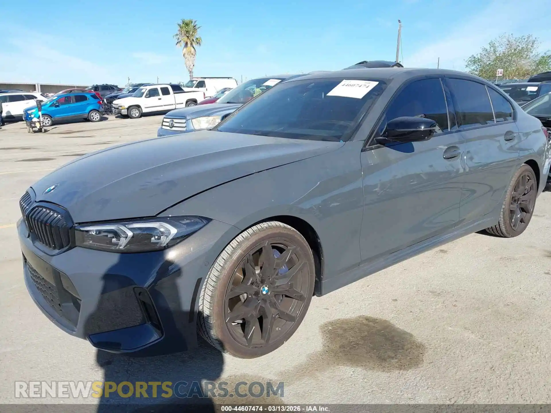 2 Photograph of a damaged car 3MW69CW02S8F83606 BMW 330I 2025