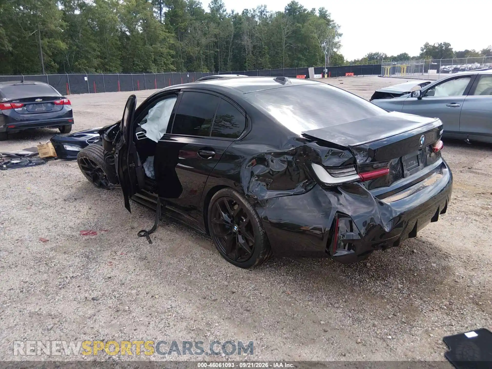 3 Photograph of a damaged car 3MW69CW04S8F14612 BMW 330I 2025
