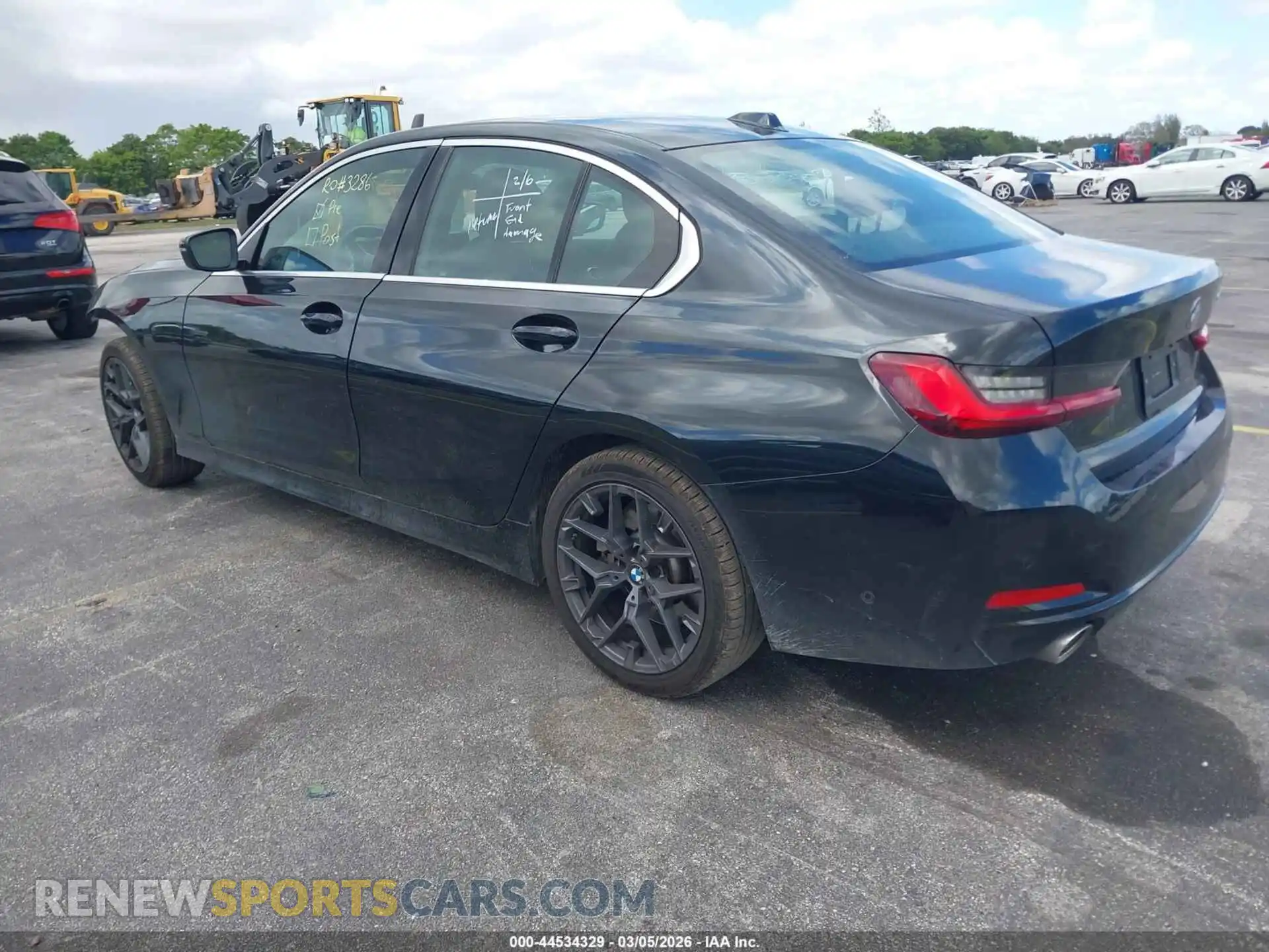 3 Photograph of a damaged car 3MW69CW05S8F07443 BMW 330I 2025