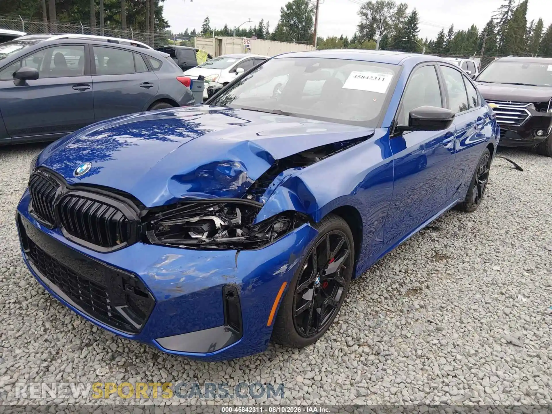 2 Photograph of a damaged car 3MW89CW04S8F10729 BMW 330I 2025