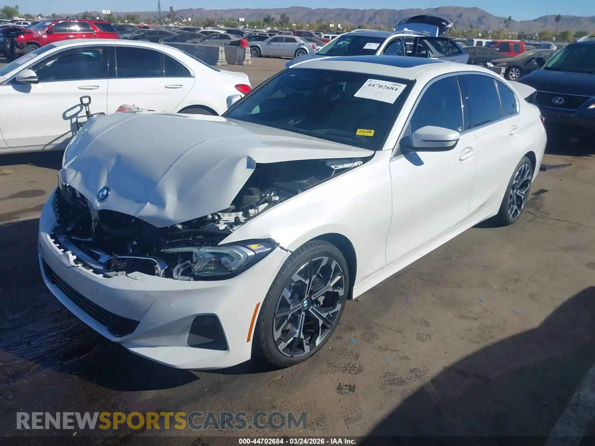 2 Photograph of a damaged car 3MW69CW07T8F88978 BMW 330I 2026