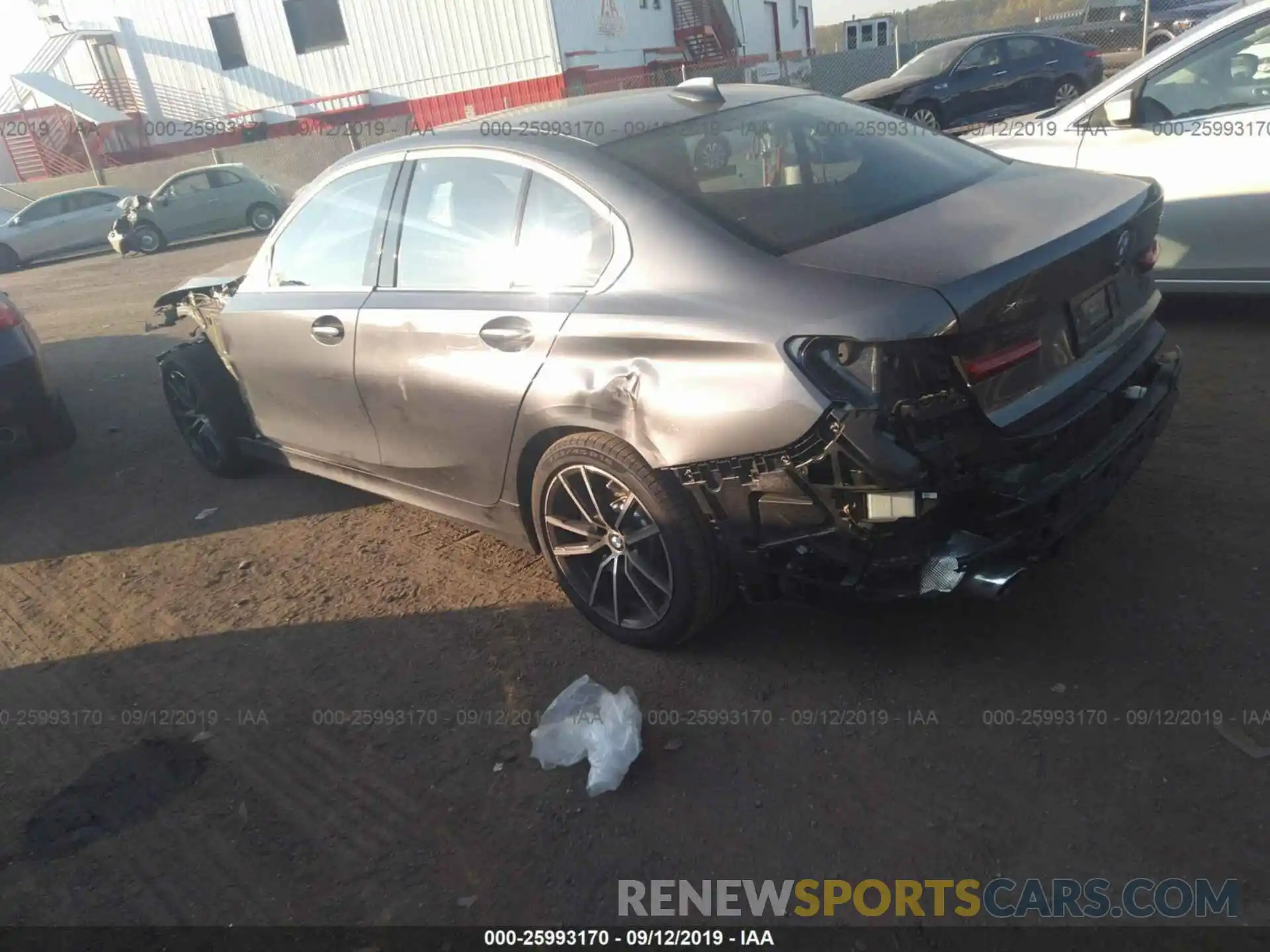3 Photograph of a damaged car WBA5R7C59KAJ78723 BMW 330XI 2019