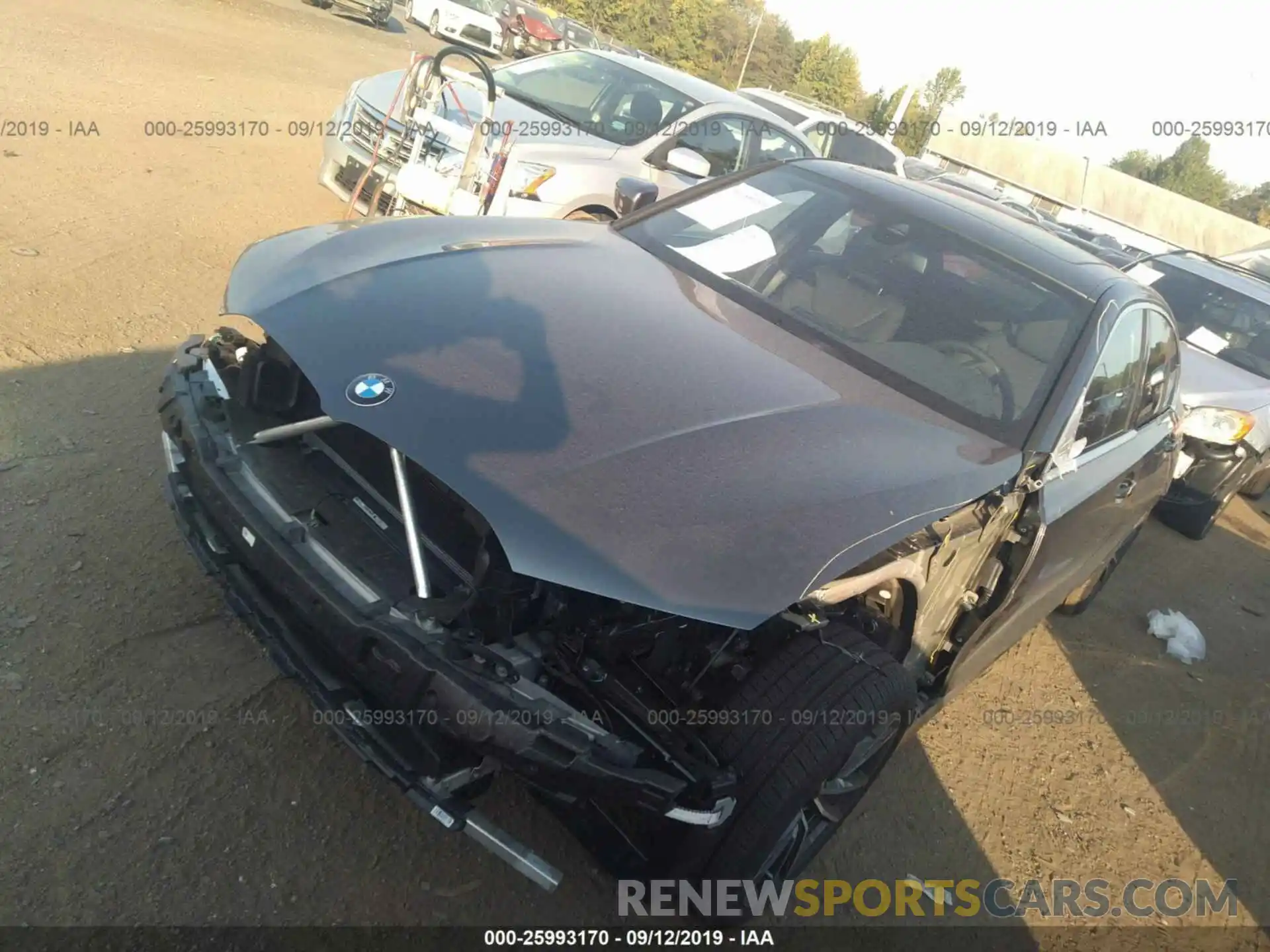 6 Photograph of a damaged car WBA5R7C59KAJ78723 BMW 330XI 2019