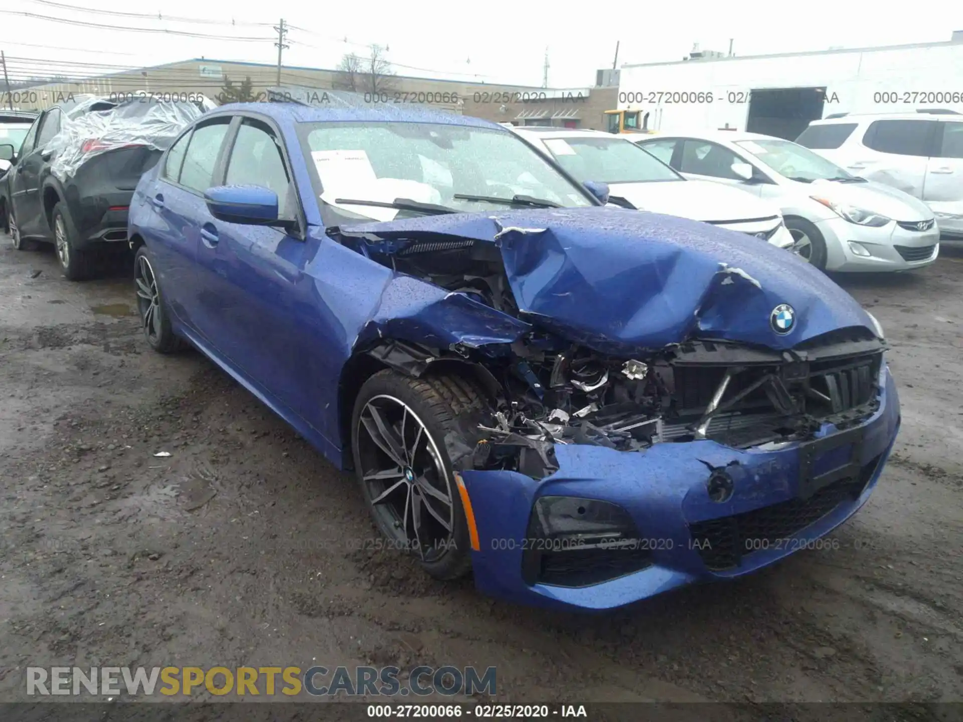 1 Photograph of a damaged car WBA5R7C03LFH98236 BMW 330XI 2020