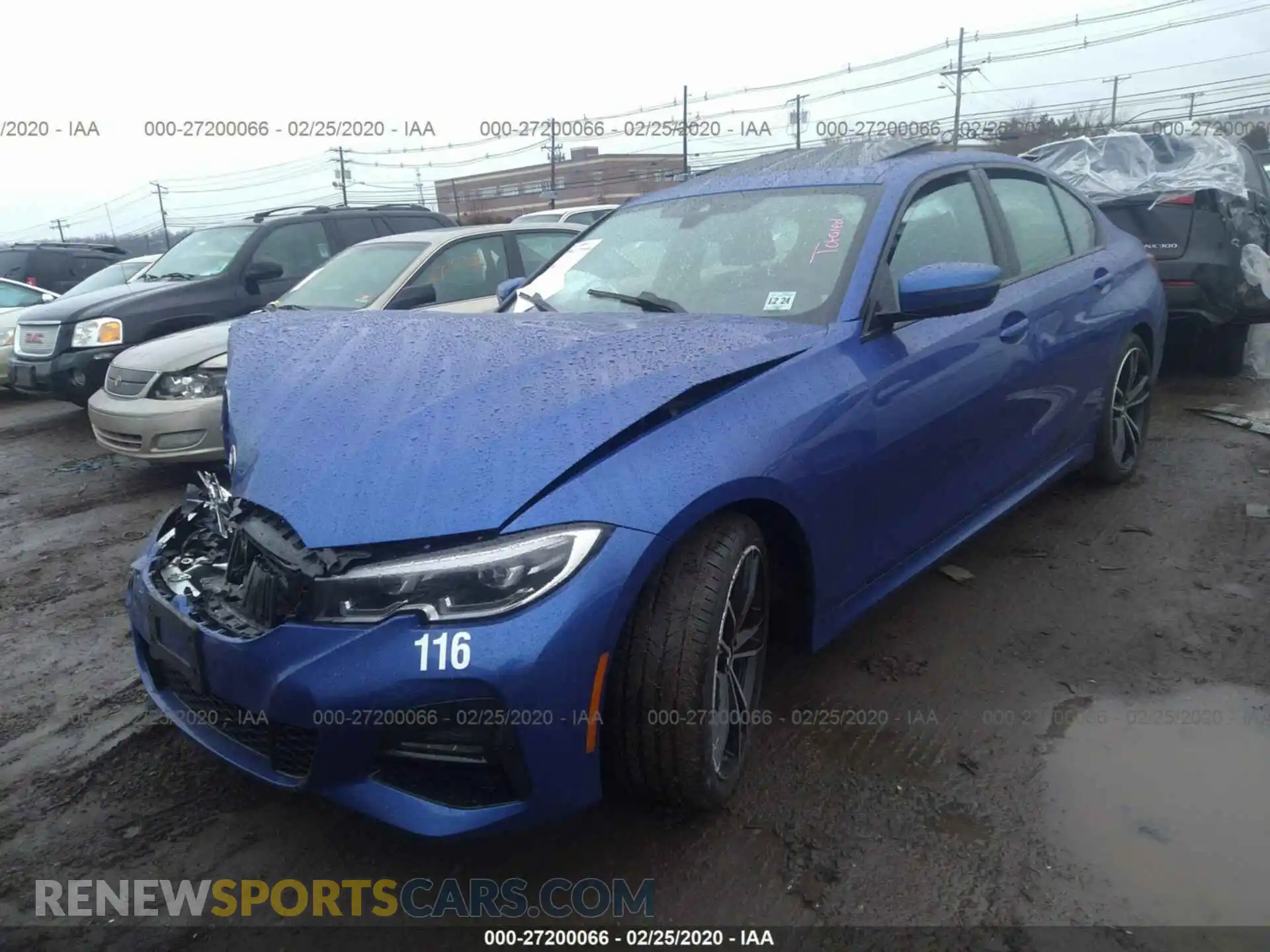2 Photograph of a damaged car WBA5R7C03LFH98236 BMW 330XI 2020