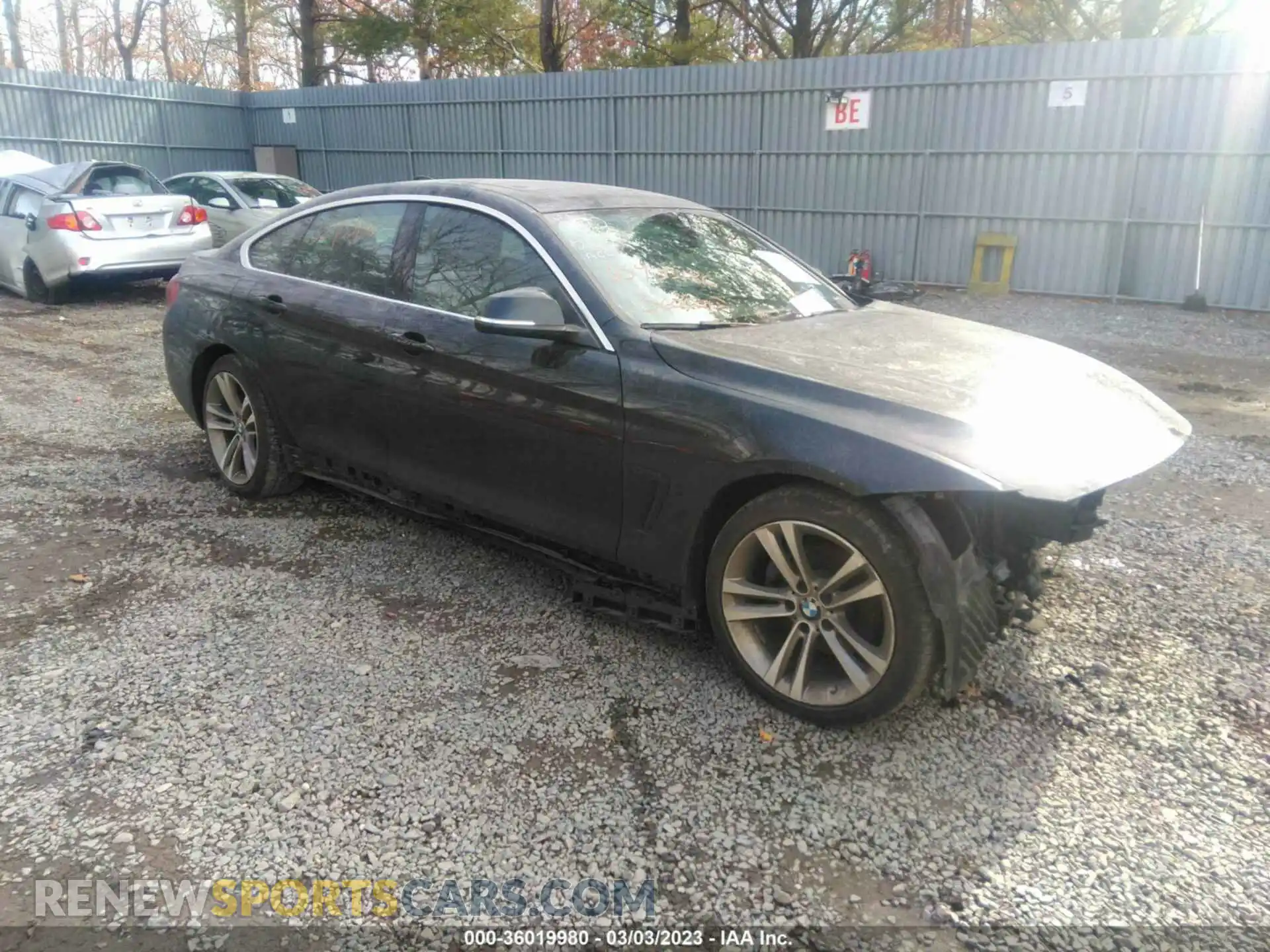1 fotografías del automóvil dañado WBA4J1C51KBM18776 BMW 4 SERIES 2019