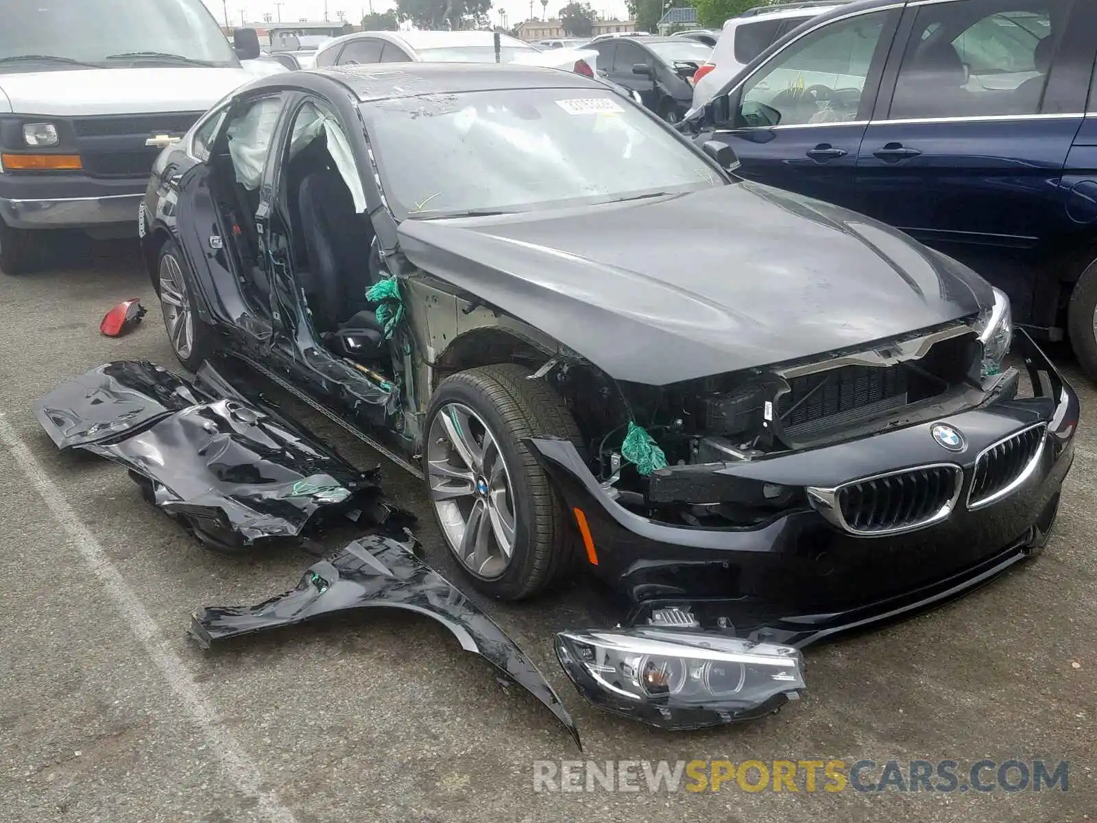 1 Photograph of a damaged car WBA4J1C53KBM15670 BMW 4 SERIES 2019