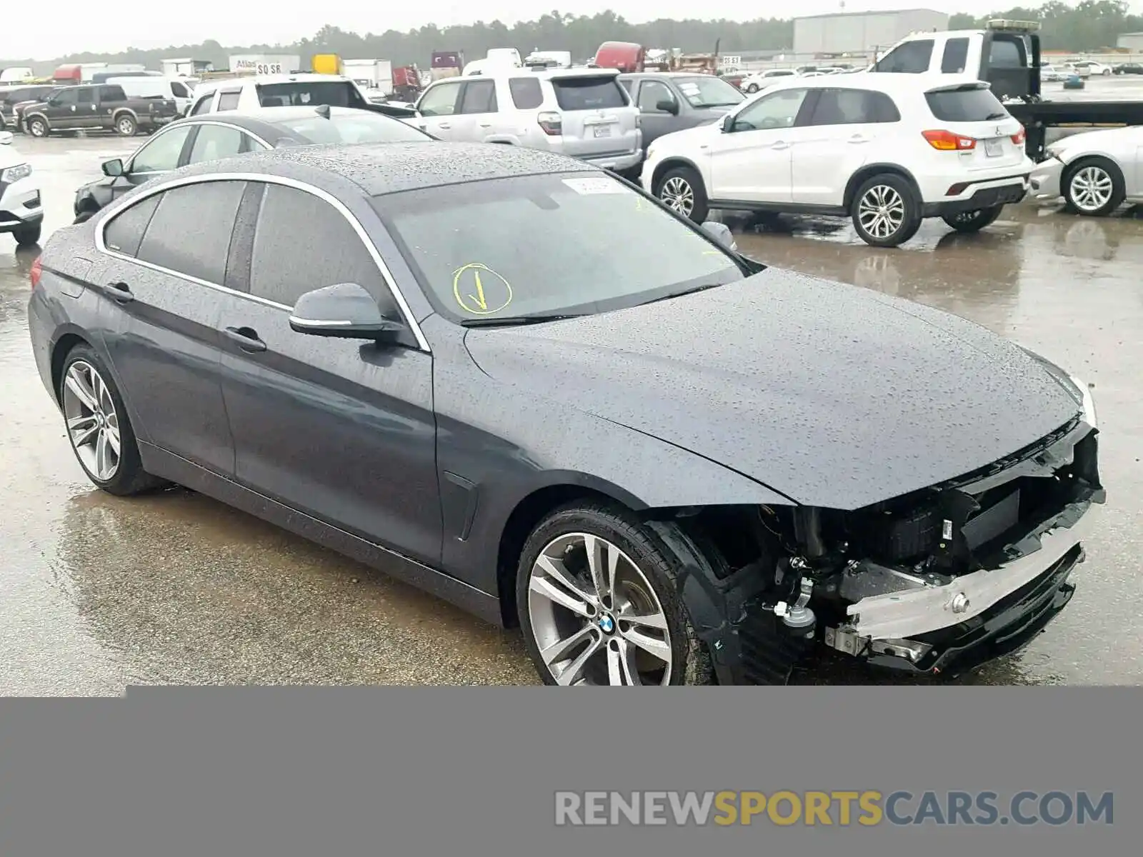 1 Photograph of a damaged car WBA4J1C53KBM18701 BMW 4 SERIES 2019