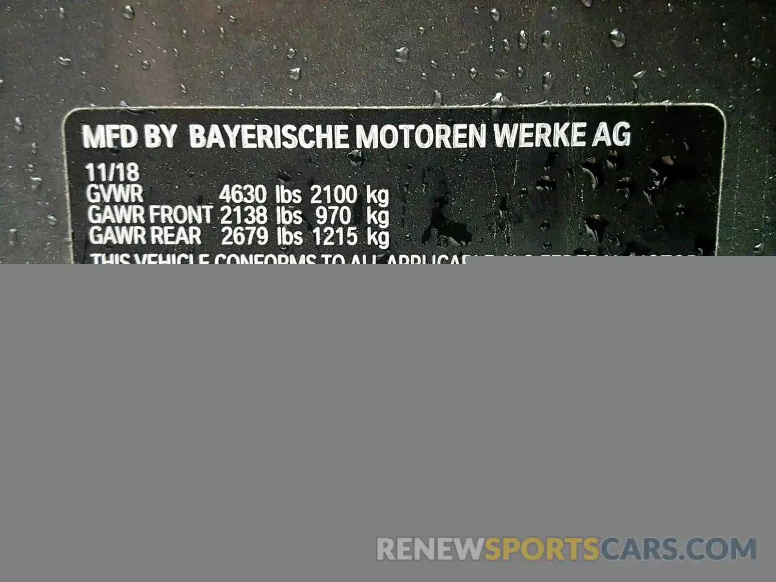 10 Photograph of a damaged car WBA4J1C53KBM18701 BMW 4 SERIES 2019