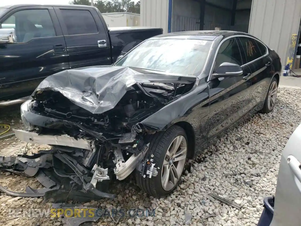 2 fotografías del automóvil dañado WBA4J1C57KBM14201 BMW 4 SERIES 2019