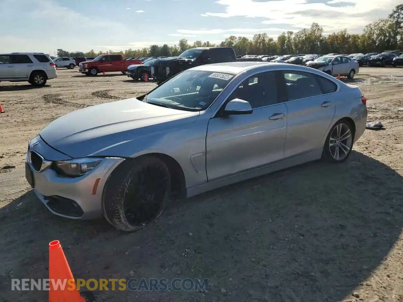 1 Photograph of a damaged car WBA4J1C58KBM16653 BMW 4 SERIES 2019
