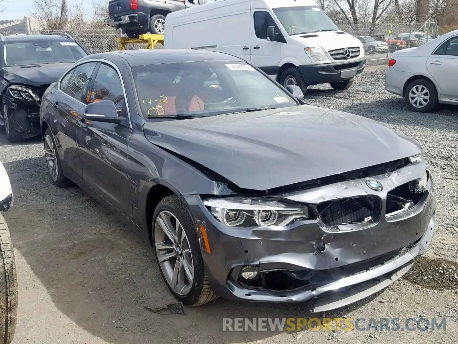 1 Photograph of a damaged car WBA4J3C51KBL05163 BMW 4 SERIES 2019