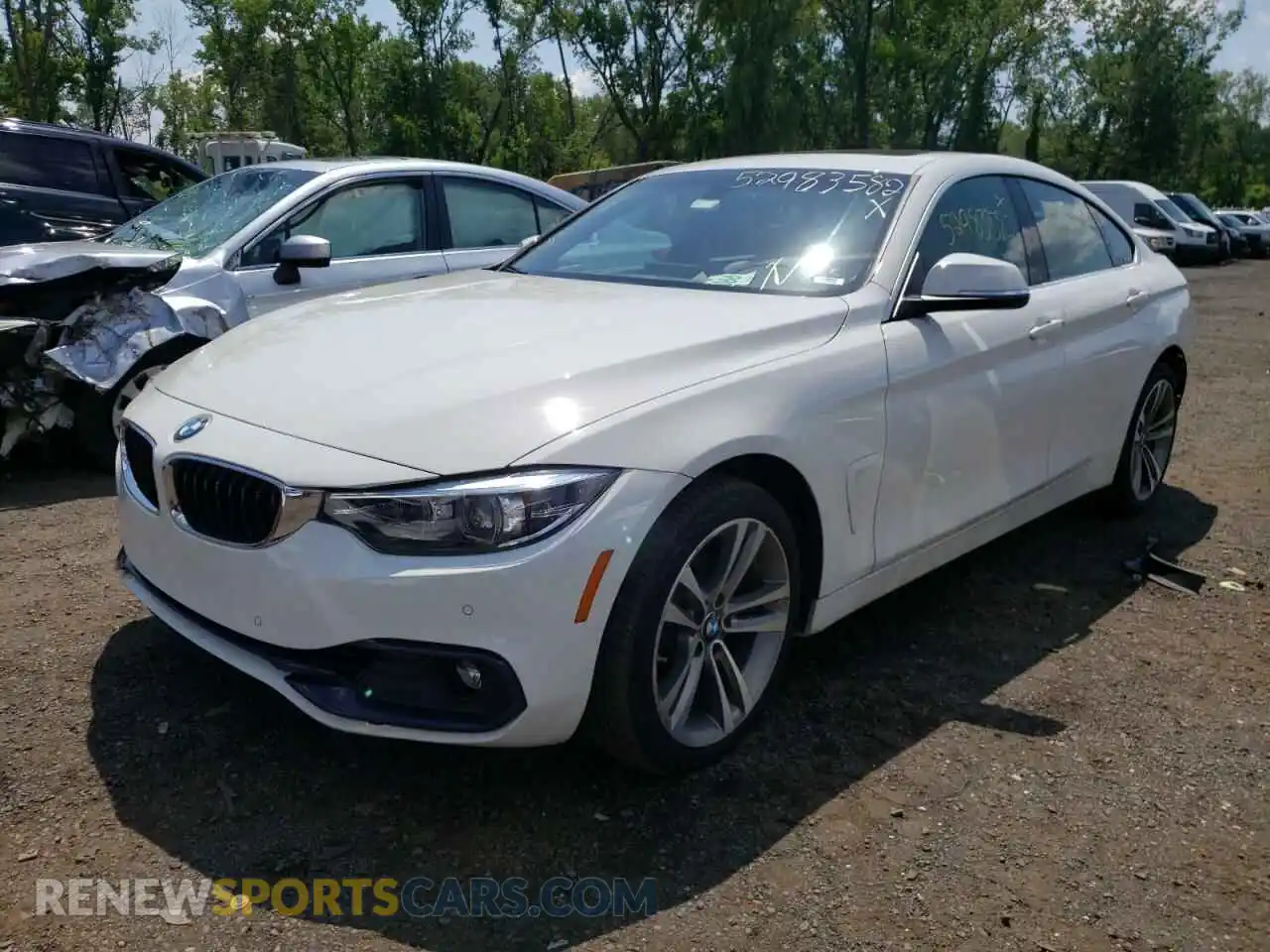 2 Photograph of a damaged car WBA4J3C51KBL09441 BMW 4 SERIES 2019