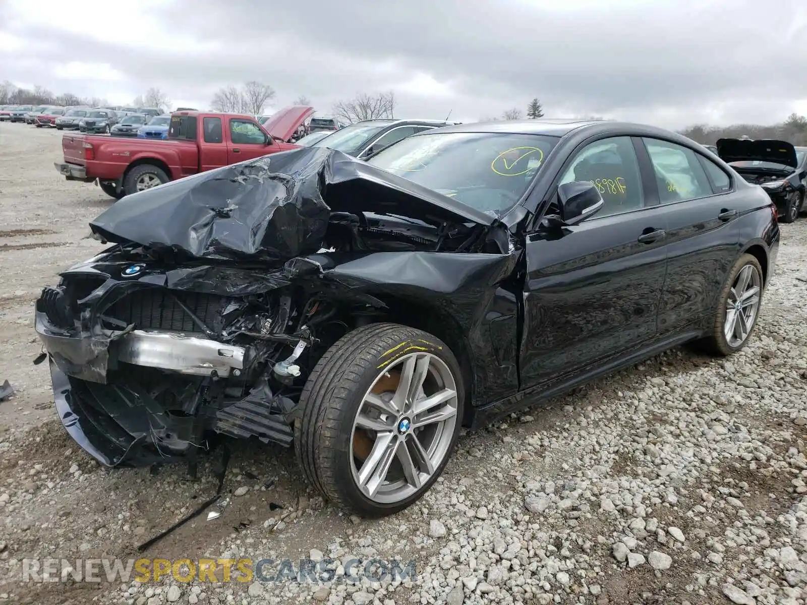 2 Photograph of a damaged car WBA4J3C52KBL06872 BMW 4 SERIES 2019