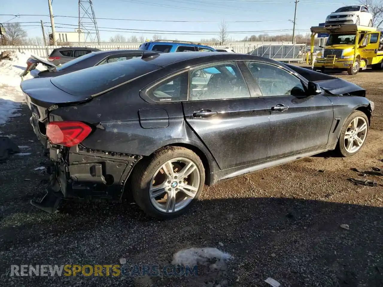3 Photograph of a damaged car WBA4J3C56KBL10584 BMW 4 SERIES 2019
