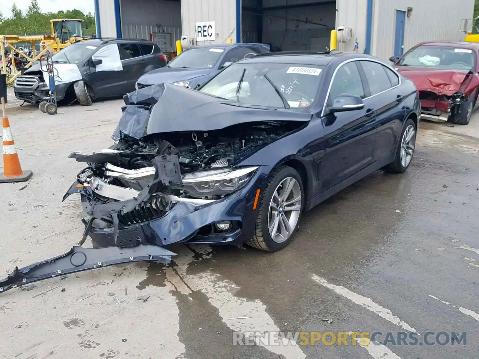 2 Photograph of a damaged car WBA4J3C57KBL09329 BMW 4 SERIES 2019