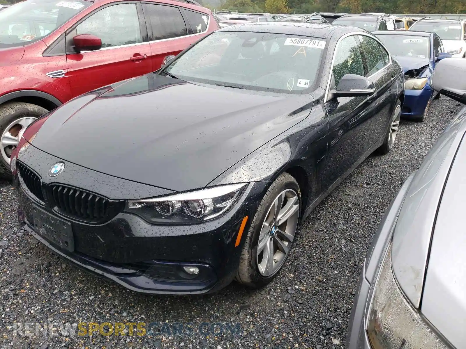 2 Photograph of a damaged car WBA4J3C58KBL10974 BMW 4 SERIES 2019