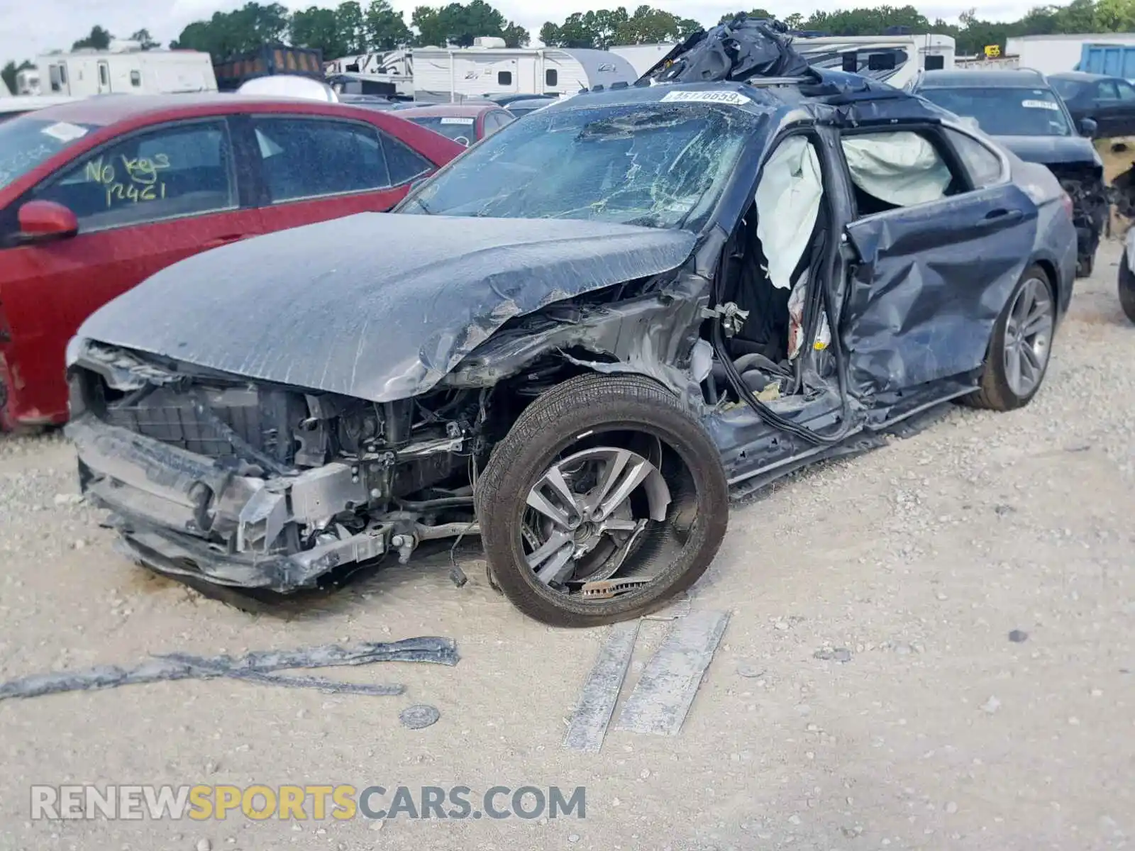2 Photograph of a damaged car WBA4J5C52KBU79075 BMW 4 SERIES 2019