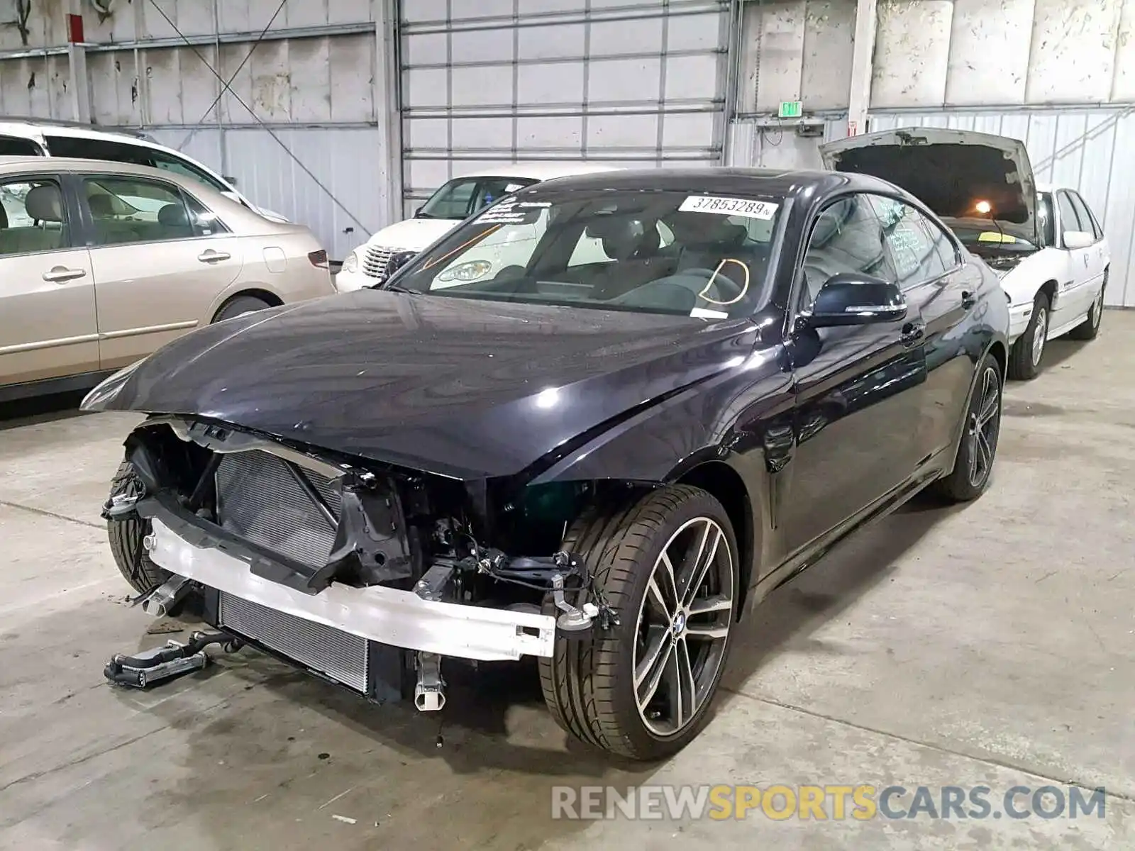 2 Photograph of a damaged car WBA4J7C55KBM75209 BMW 4 SERIES 2019