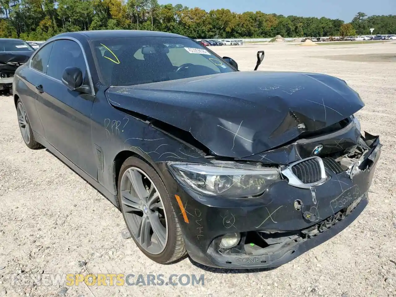1 fotografías del automóvil dañado WBA4W3C50KAF92988 BMW 4 SERIES 2019
