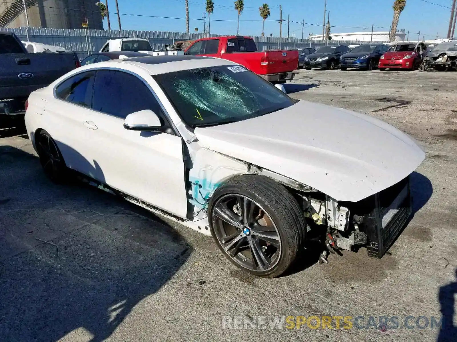 1 Photograph of a damaged car WBA4W3C52KAF91583 BMW 4 SERIES 2019