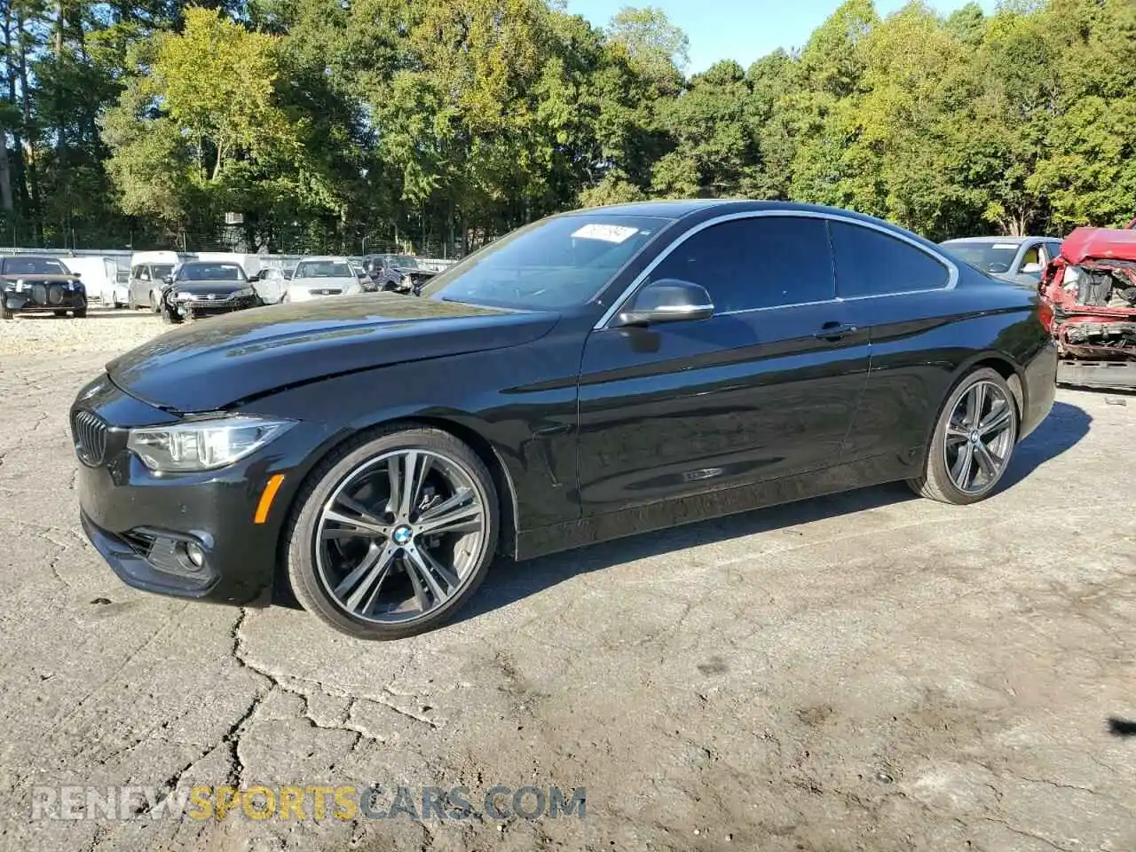1 Photograph of a damaged car WBA4W3C53KAF91611 BMW 4 SERIES 2019