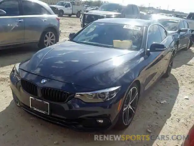 2 Фотография поврежденного автомобиля WBA4W3C53KAF91981 BMW 4 SERIES 2019