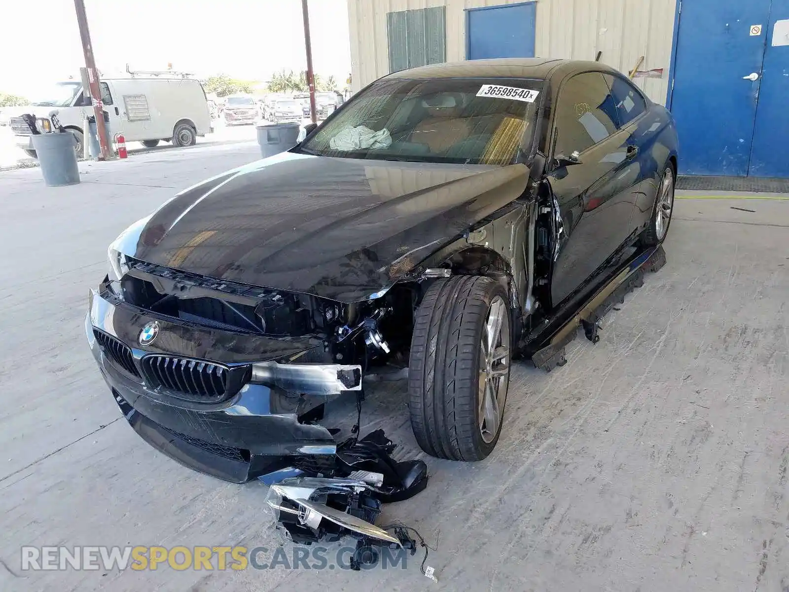 2 Photograph of a damaged car WBA4W3C55KAF93361 BMW 4 SERIES 2019