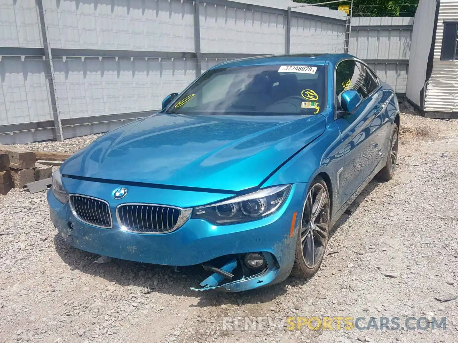 2 Photograph of a damaged car WBA4W3C56KAF92722 BMW 4 SERIES 2019