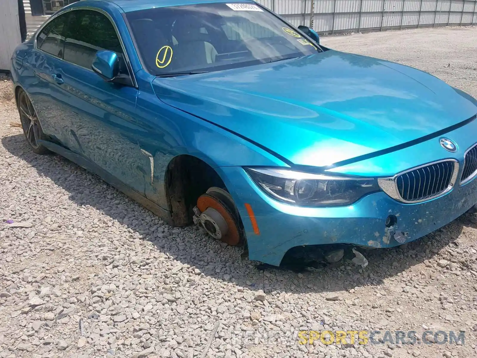 9 Photograph of a damaged car WBA4W3C56KAF92722 BMW 4 SERIES 2019