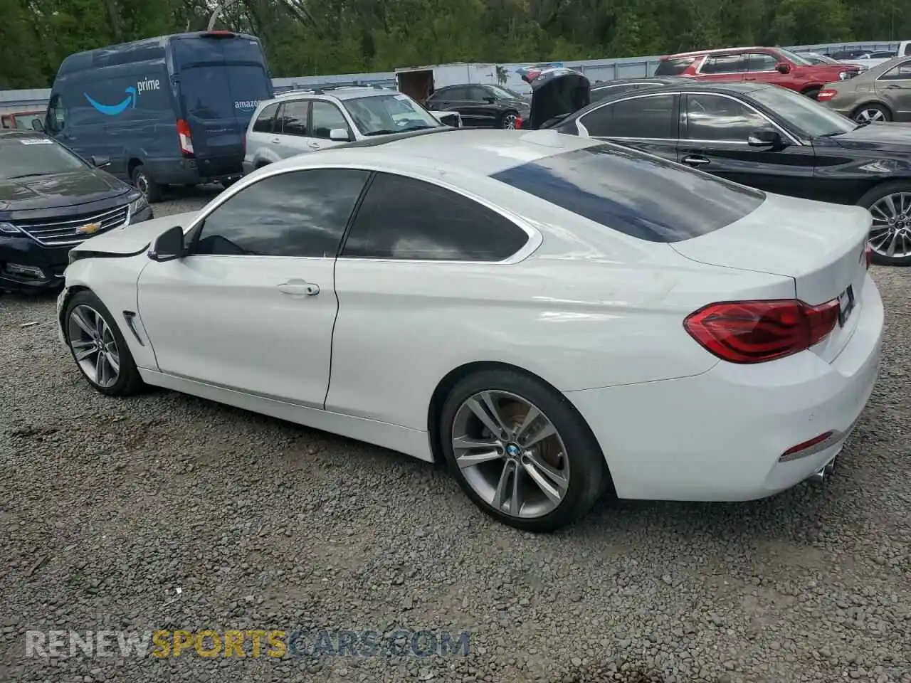 2 fotografías del automóvil dañado WBA4W3C56KAF93076 BMW 4 SERIES 2019