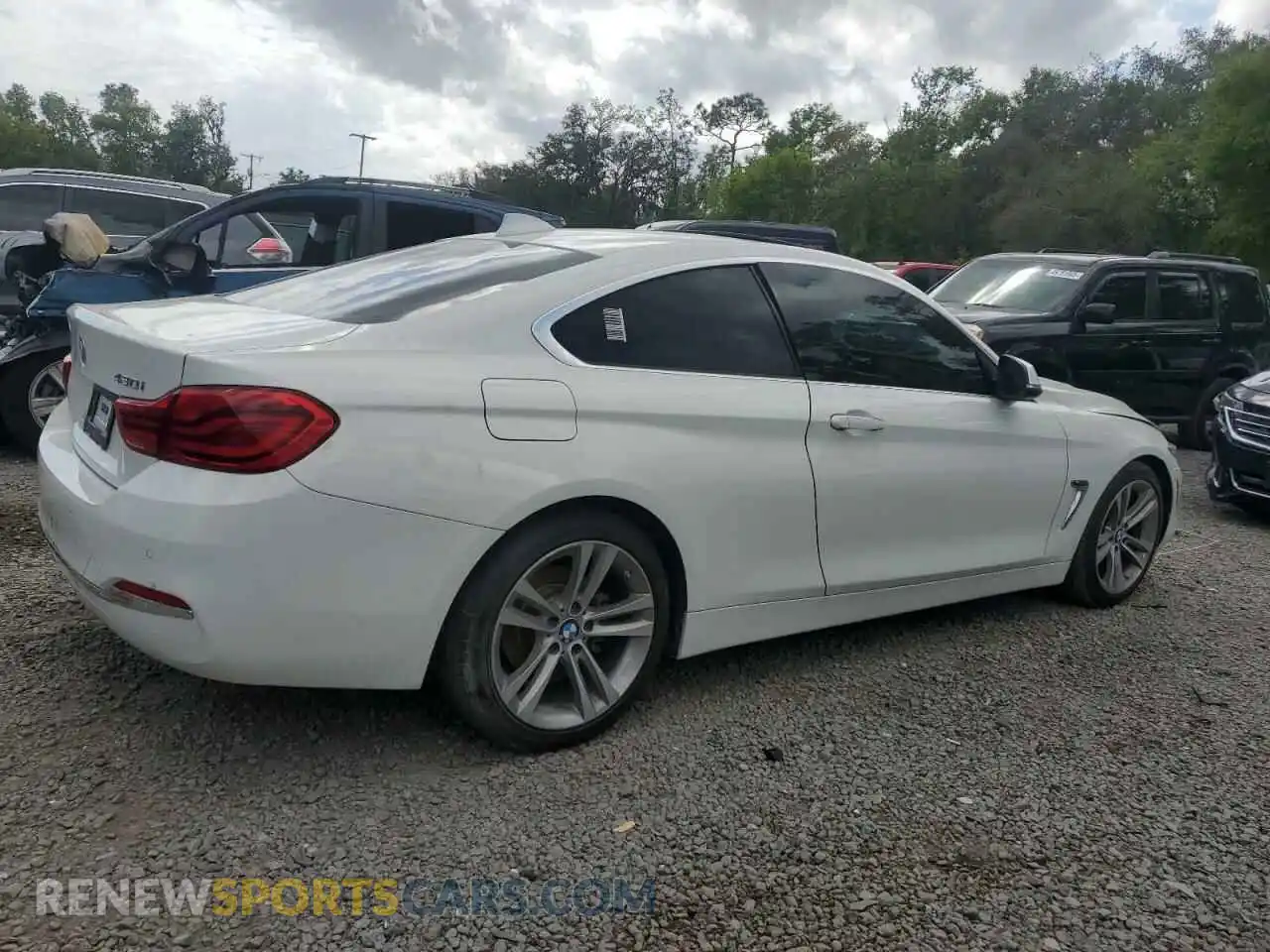 3 fotografías del automóvil dañado WBA4W3C56KAF93076 BMW 4 SERIES 2019