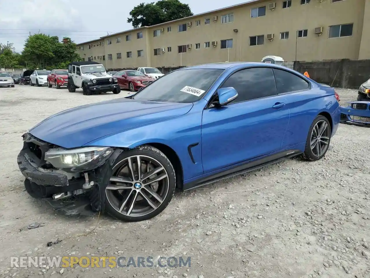 1 Photograph of a damaged car WBA4W3C58KAF91815 BMW 4 SERIES 2019