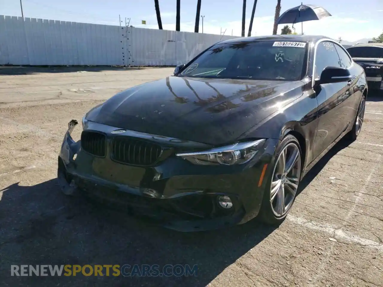 2 Photograph of a damaged car WBA4W3C59KAF92990 BMW 4 SERIES 2019