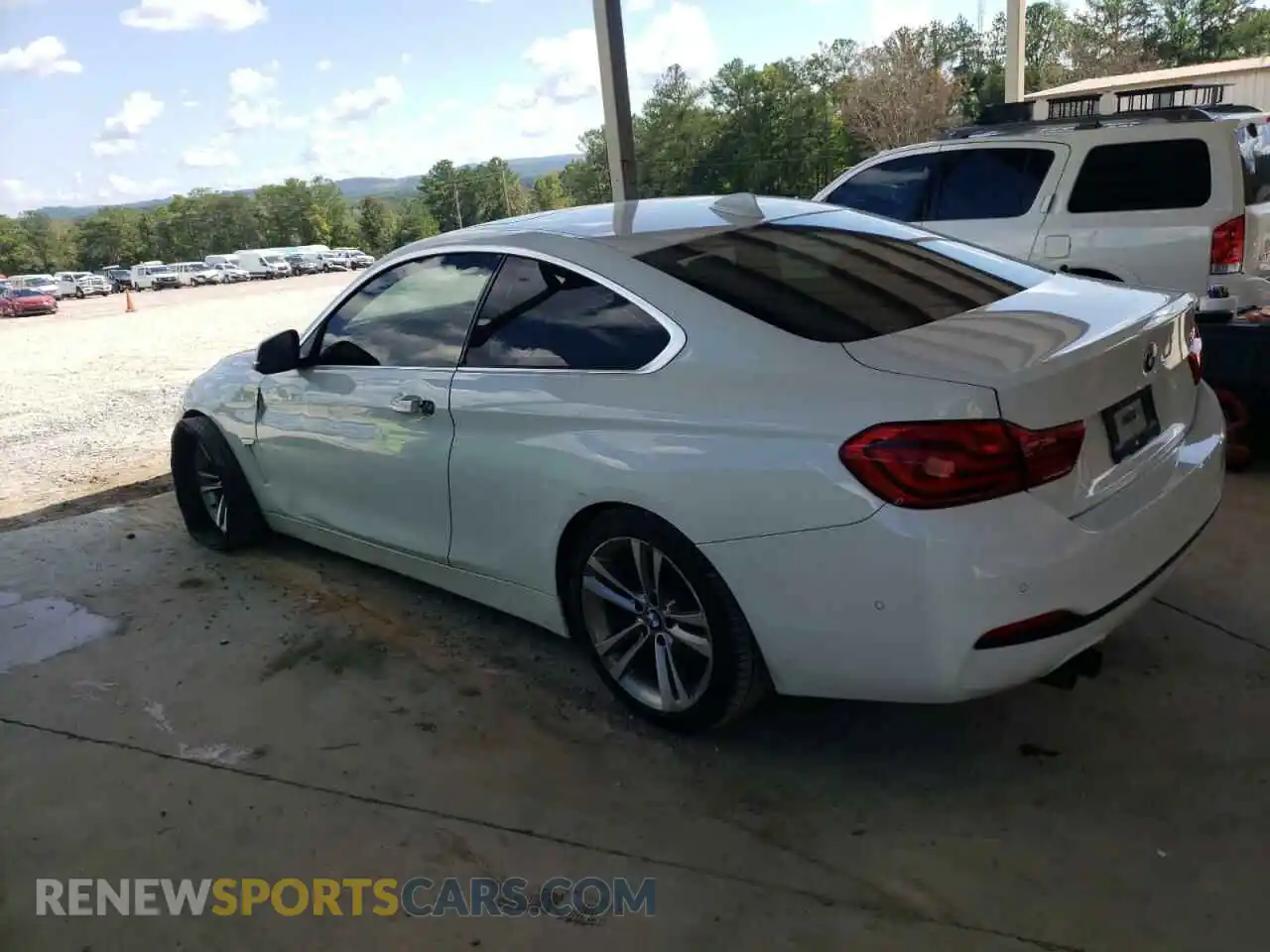 2 Фотография поврежденного автомобиля WBA4W3C59KAF93668 BMW 4 SERIES 2019