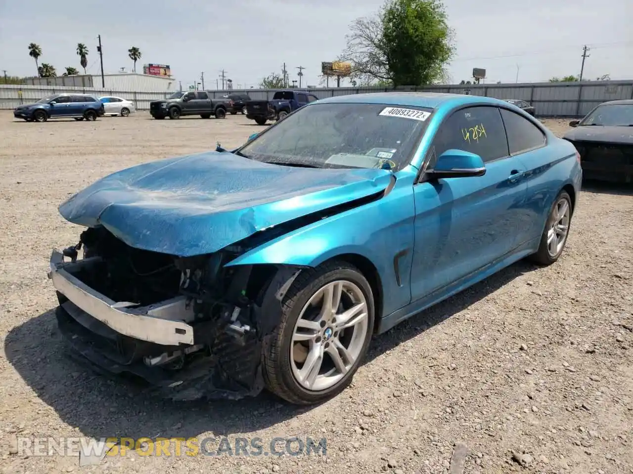2 Photograph of a damaged car WBA4W3C5XKAF92237 BMW 4 SERIES 2019