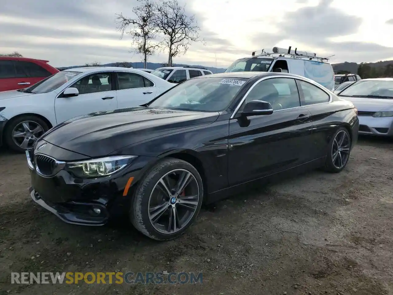 1 Photograph of a damaged car WBA4W3C5XKAF92724 BMW 4 SERIES 2019