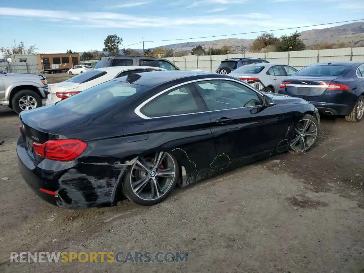 3 Photograph of a damaged car WBA4W3C5XKAF92724 BMW 4 SERIES 2019