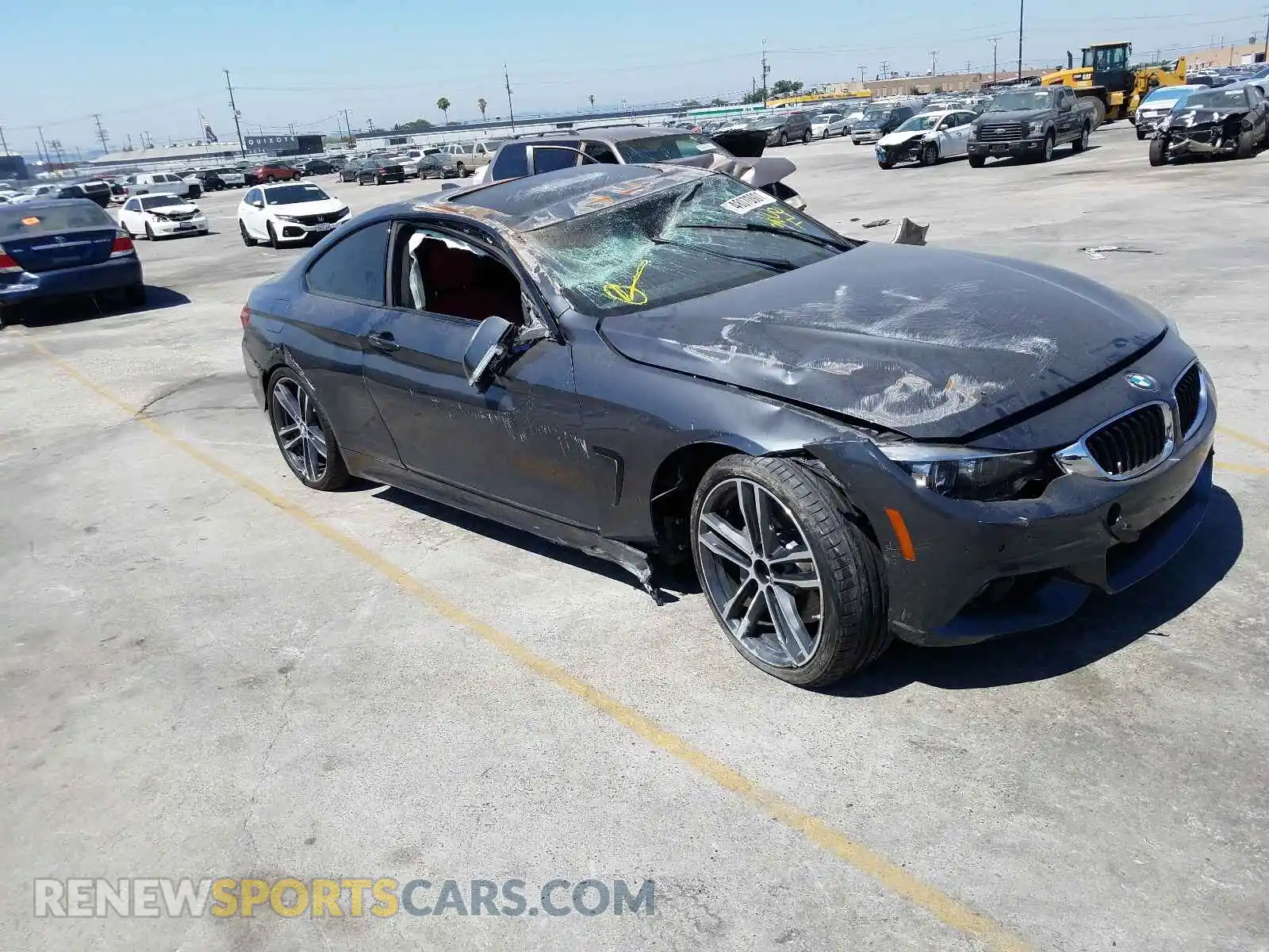 1 Photograph of a damaged car WBA4W3C5XKAF92948 BMW 4 SERIES 2019