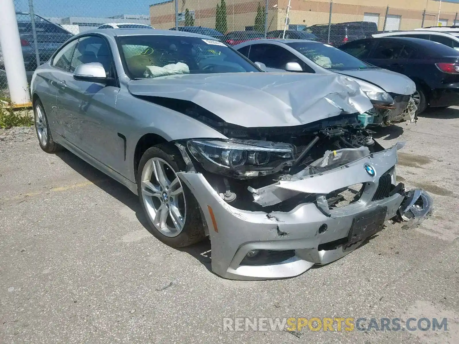 1 Photograph of a damaged car WBA4W5C56KAE49474 BMW 4 SERIES 2019