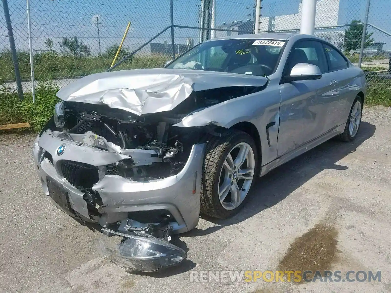 2 Photograph of a damaged car WBA4W5C56KAE49474 BMW 4 SERIES 2019