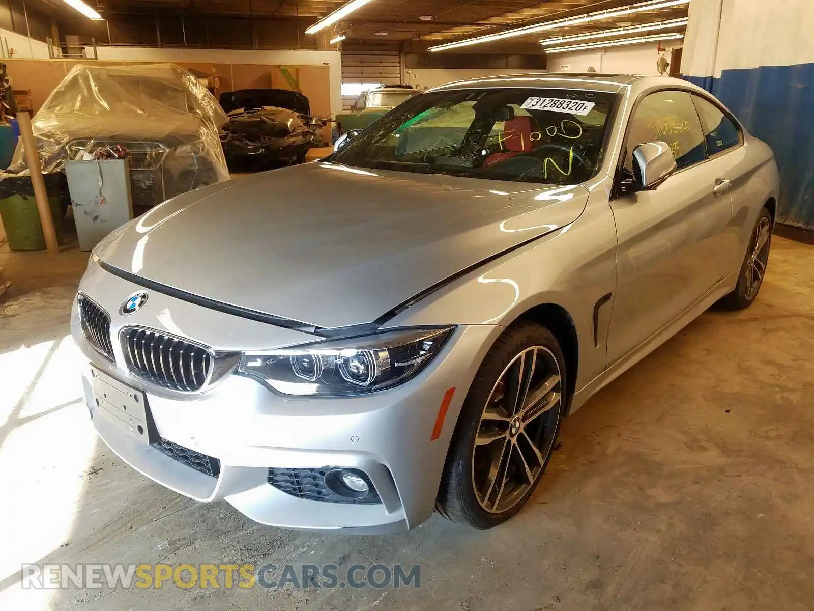 2 Photograph of a damaged car WBA4W5C57KAE49743 BMW 4 SERIES 2019