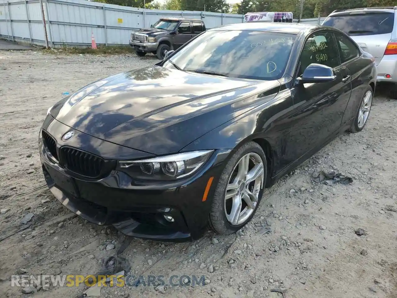 2 fotografías del automóvil dañado WBA4W5C59KAE43944 BMW 4 SERIES 2019